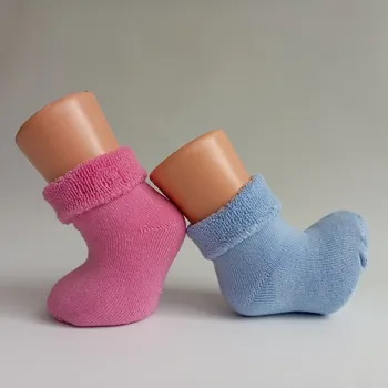 TREPON FROTÉ zimní dětské ponožky ALBÍNKA Barva: Modrá, Velikost: 19-22