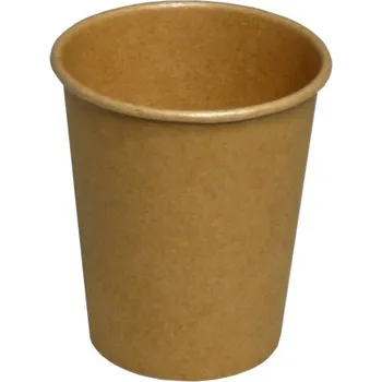Jednorázové nádobí Pohárek papírový 300/350ml 12oz kraft hnědý 5.9014