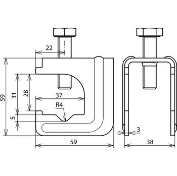 Krokosvorka BTICINO Kamera 308032 monoblok 308032