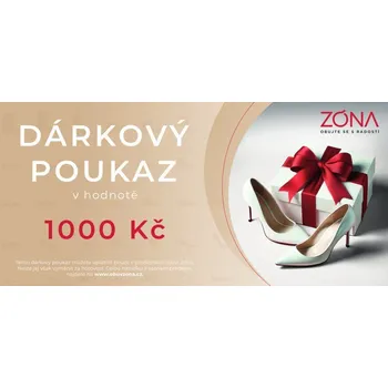 Dárková krabička Obuv Zóna POUKAZ 1000,-