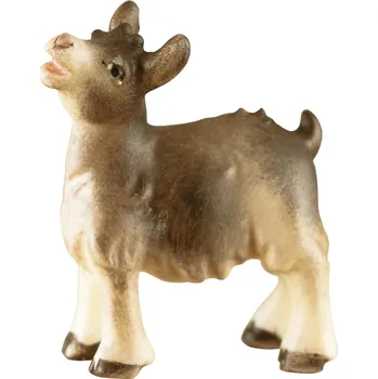 Vánoční dekorace Ornatis Kůzle Provedení: Malovaná, Velikost stojících figur dospělých postav: 12 cm Dřevěná vyřezávaná soška kůzlete