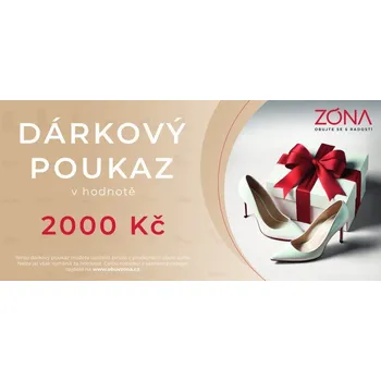 Dárková krabička Obuv Zóna POUKAZ 2000,-