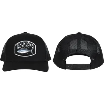 Rybářské oblečení Kšiltovka GRUNDÉNS Bluefin Trucker - Solid Black - barva: Solid Black