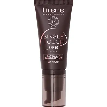 Přípravek na opalování Lirene Single Touch SPF50 hydratační krycí báze 03 Beige 30ml