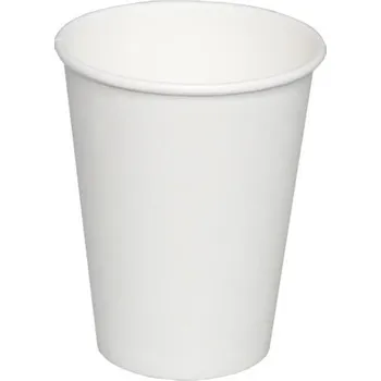 Jednorázové nádobí Kelímek papírový 300/350ml 12oz bílý 1000ks/bal. BC5.9009 - výprodej
