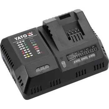 Autodílna YATO YT-828502 SUPER RYCHLÁ INTELIGENTNÍ NABÍJEČKA 18V ​​(2,4-12A) S CHLADÍCÍM SYSTÉMEM