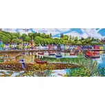 GIBSONS Panoramatické puzzle Odliv a příliv v Tobermory 636 dílků
