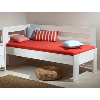 Knihovna Masivní postel Hanny I 120 cm Bílá