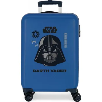 JOUMMABAGS Cestovní kufr ABS Star Wars Darth Vader blue 55 cm
