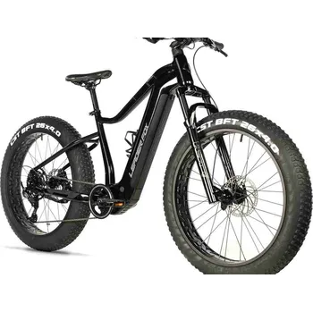 Elektrokolo Leader Fox BRAGA 26 FAT BIKE BAFANG M510 2024 (černá)
