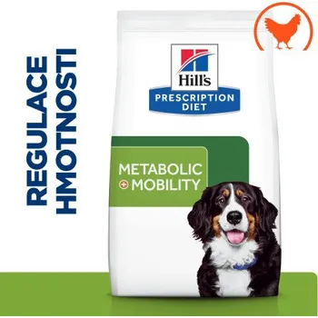 Krmivo pro psa Hill's J/D Metabolic Mobility&Obesity Chicken 12 kg