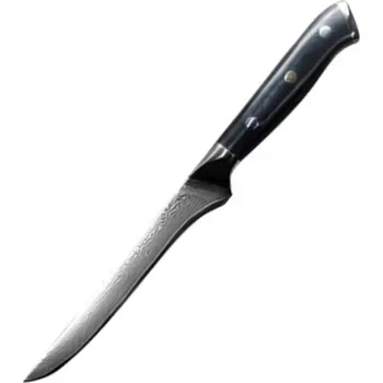 Kuchyňský nůž Damaškový kuchyňský nůž Boning/Černá