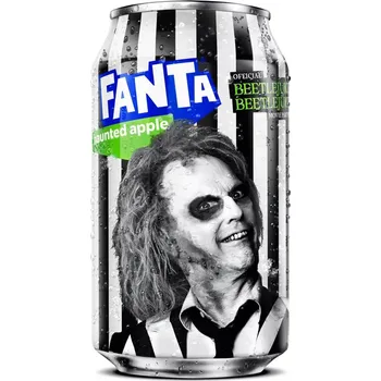Limonáda The Coca Cola Company Fanta Beetlejuice Haunted Apple plech