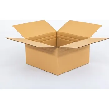 Jednorázové nádobí Krabice na alu kola/plechové disky 21-22 palců 590x590x300 mm vnitřní 5VVL BC 630g/m2 hnědá FSC Mix - paleta 180 ks