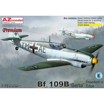 Plastikový model 1:72 Messerschmitt Bf 109B "Berta" Freedoms Edge (Premium)