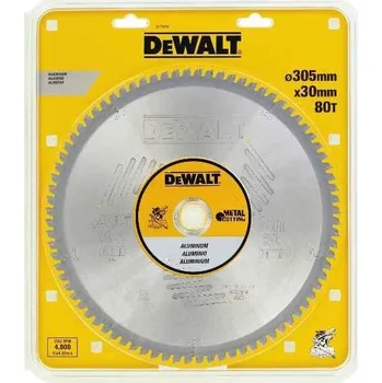Příslušenství k nářadí Pilový kotouč na hliník pro úhlové brusky DeWALT DT1916, 305 x 30 mm, 80 zubů