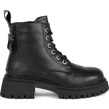 Dámská treková obuv Kožené černé kotníkové boty dámské GD-TL57B Velikost: 39