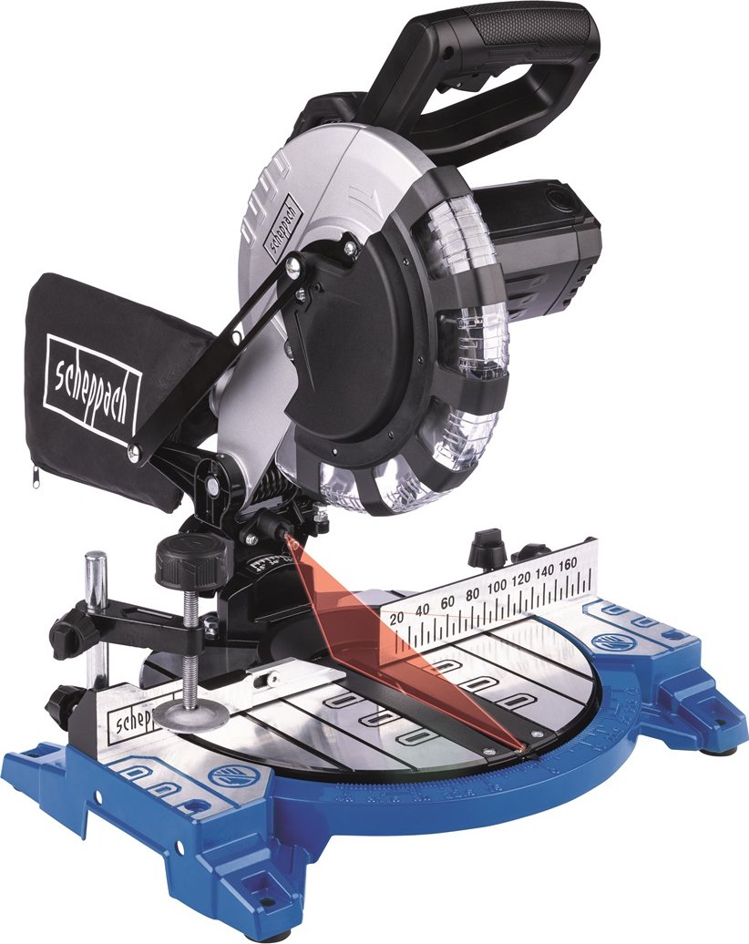 Pokosová pila s laserem Scheppach HM 210 L
