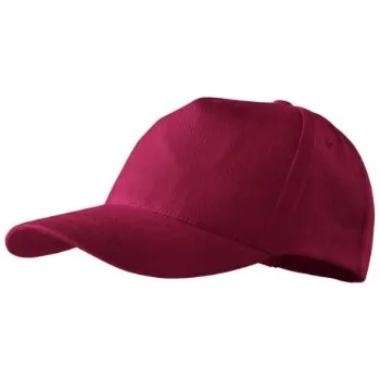 Kšiltovka 5P čepice unisex garnet uni