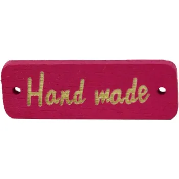 Knoflík Pro Háčkování Hand made obdélník fuchsiový