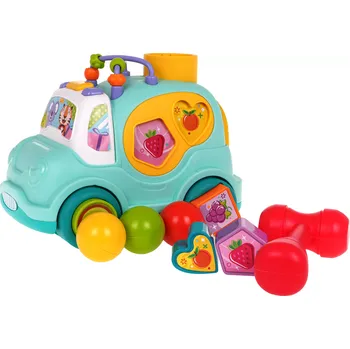 Interaktivní třídicí autobus s hudbou a světly