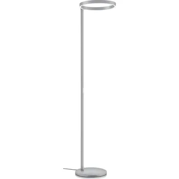 Lampička Knapstein Stropní svítidlo Lana LED, matný nikl, ovládání gesty - Stínidlo - Ø 40 cm; podstavec - Ø 35 cm 2 x 24 W LED - Doprava zdarma
