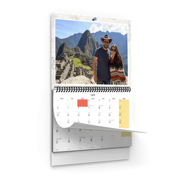 Fotokalendář Závěsný plánovací fotokalendář A3 s cestovatelským motivem