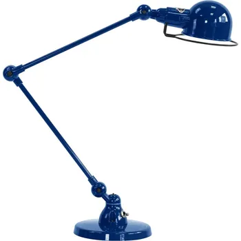 Lampička Jieldé Signal SI333 stolní lampa s podstavcem, safírově modrá - Ø základny 16 cm; délka ramene: 2 x 30 cm; Ø hlavy lampy 10 cm 1 x 25 W - Doprava zdarma