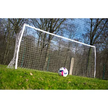 Fotbalová branka POWER SHOT Fotbalová branka 3,7 x1,8 m (s integrovanou ochrannou sítí 6,5x3 m) BÍLÁ