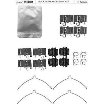 Brzdová destička Sada příslušenství brzdových destiček QUICK BRAKE