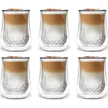 Vialli Design DIAMANTE dvoustěnné sklenice 300 ml, 6 ks 25844