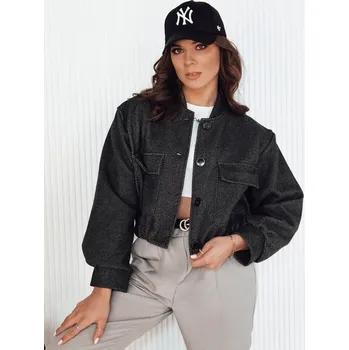 Dámská softshellová bunda Dámská bomber bunda HONES TY4141 Barva: Tmavě Šedá, Velikost: ONE SIZE