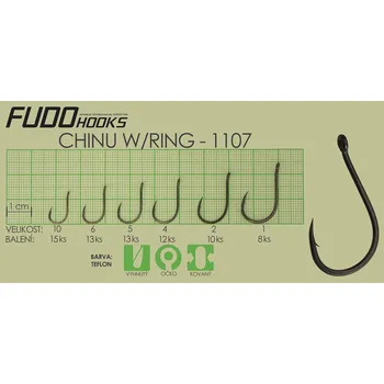 Rybářský háček Fudo Chinu Ringed 6 (bal.13ks)