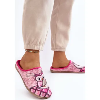 Dámské pantofle Domácí Pantofle Sova Inblu GF000018 Tmavo Barva: Růžová, Velikost: 37