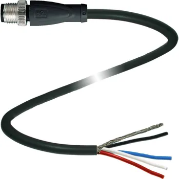 Pepperl plus Fuchs LX-POEV 200KAD-ST-SG upravený zástrčkový konektor pro senzory - aktory, 310003, piny: 5, 3 m, 1 ks