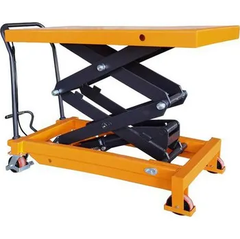 Dílenský stůl Mobilní zvedací hydraulický stůl D-Lift, do 700 kg, deska 122 x 61 cm