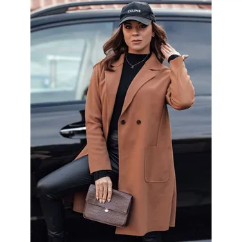 Dámský kabát Dámský oversize kabát LINNORE DStreet tmavě červená 3050291