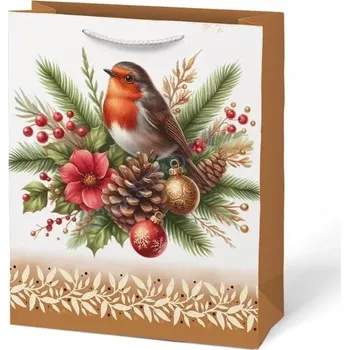 Dárková taška Taška vánoční T5 V49 26 x 32 x 13,8 cm (5252796.3)