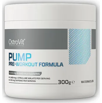 Anabolizér Ostrovit Pump preworkout formula 300g Varianta: citron