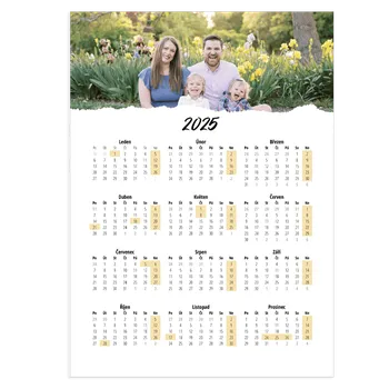 Fotokalendář Roční fotokalendář A4 s moderním motivem