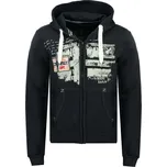 GEOGRAPHICAL NORWAY mikina pánská FOHNSON MEN 100 nadměrná velikost 7XL tmavě modrá