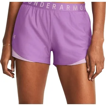 Dámské kraťasy Dámské kraťasy Under Armour Play Up Short 3.0 - fialové Under Armour fuchsiová 3042091