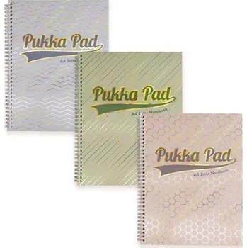 Sešit Pukka Pad Spirálový sešit Haze Jotta, mix vzorů, A4+, linkovaný, 200 listů, PUKKA PAD 9865(AST)-HZE 394747