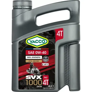 Motorový olej Yacco SVX 1000 SNOW 4T 0W-40 *4l