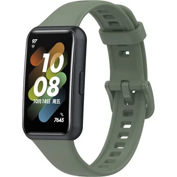 Příslušenství k chytrým hodinkám MůjMiBand.cz Silikonový náhradní náramek pro Huawei Band 7 Barva: zelená