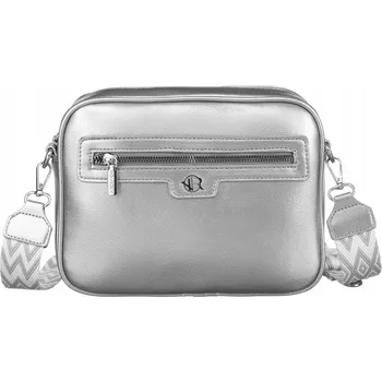 Kabelka Rovicky stříbrná crossbody kabelka s odnímatelnou kapsičkou R-KP-05-HRH Velikost: ONE SIZE