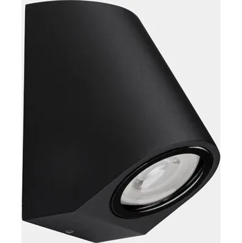 Lampička LEDS-C4 Eko Šikmá venkovní nástěnné svítidlo, černá, šířka 7 cm 1 x 8 W LED - Doprava zdarma