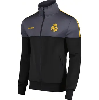 Pánská větrovka Real Madrid FC Bunda Real Madrid FC, černo-šedá, stojáček, zip Velikost: XL