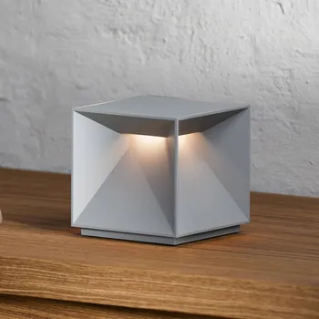 Venkovní osvětlení Sigor LED stolní lampa Nutalis, mlhově šedá, IP54, stmívatelné - Délka nabíjecího kabelu 120 cm světle šedá 1 x 2,8 W LED - Doprava zdarma