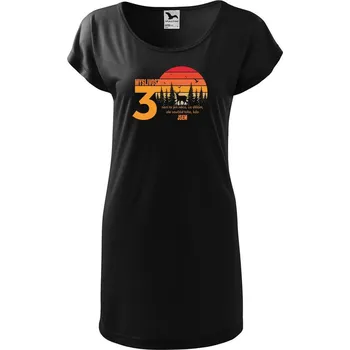 Dámské šaty DOBRÝ TRIKO Dámské tričko/šaty k narozeninám 30 let myslivost Velikost: S, Barva: Černá